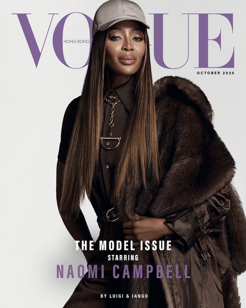 Naomi Campbell - Vogue Hong Kong October 2025 Covers