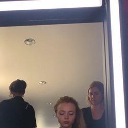 Ella Dalton at Miu Miu S/S 26 Fashion Show (Social Media)
