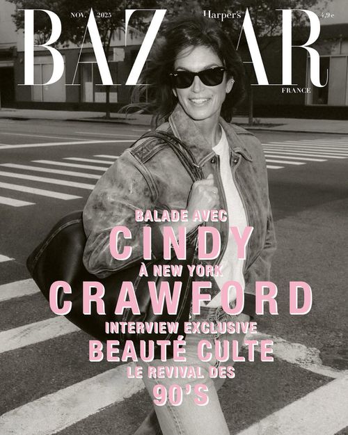 Cindy Crawford - Harper's Bazaar France November 2025 Cover