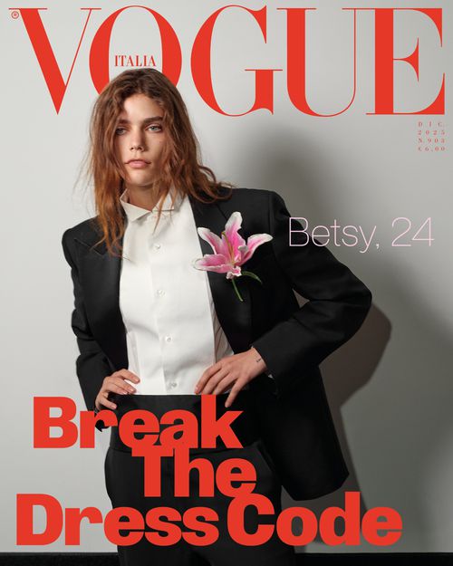 Betsy Gaghan - Vogue Italia December 2025 Covers