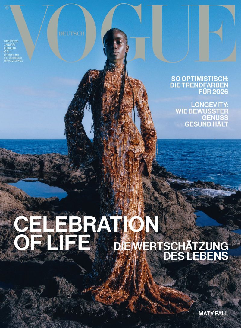 Vogue Germany January 2026 Cover (Vogue Germany)