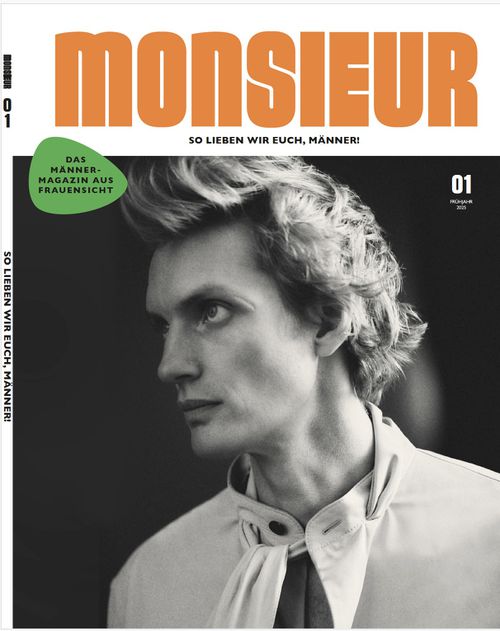 Paul Boche - Monsieur Magazin Germany April 2025 Cover