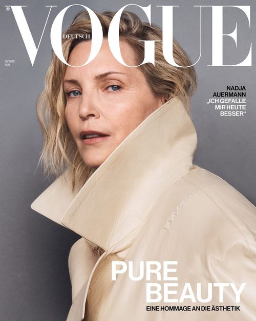 Nadja Auermann - Vogue Germany May 2025 Cover