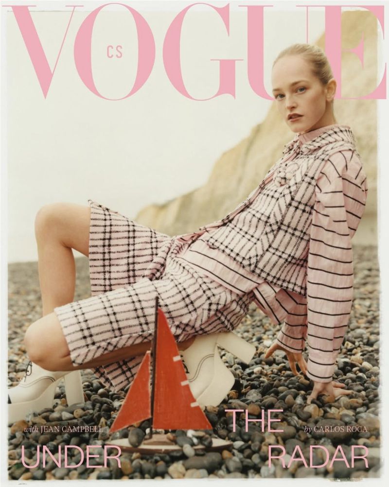 女性情報誌 Vogue Czechoslovakia Jun Lai for Cover of Vogue Czechoslovakia