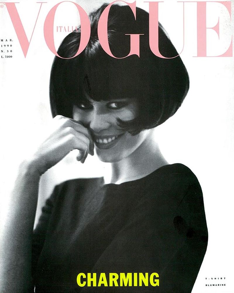 Vogue Italia March 1990 Cover (Vogue Italia)