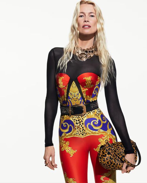 Claudia Schiffer - Versace F/W 2025 Campaign by Mert and Marcus
