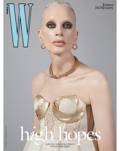 Kristen McMenamy - W Korea August 2025 Covers