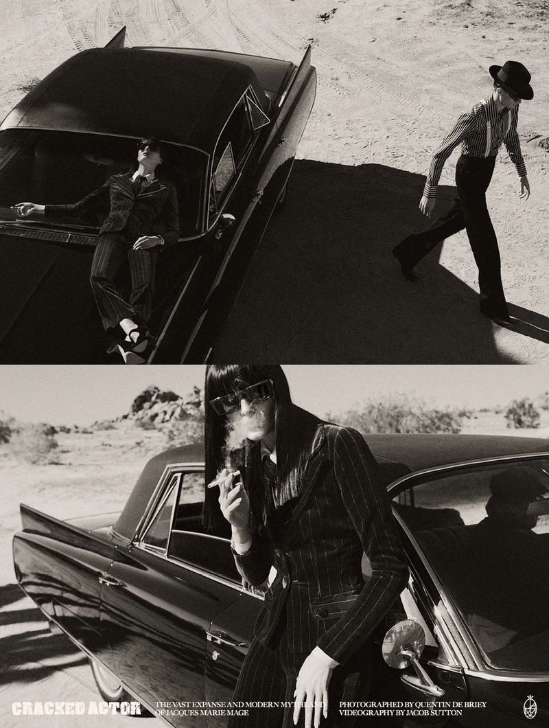 Cracked Actor S/S 26 Lookbook (Jacques Marie Mage)