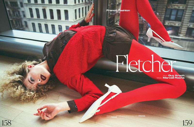 Model Flicher FLETCHER (French Magazine)