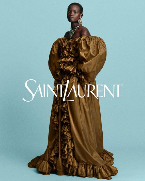 Athiec Geng - Saint Laurent Summer 26​⁣ by Anthony Vaccarello​⁣ Photography Mark Kean