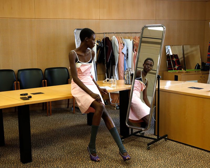 A true Miu Miu uniform S/S 25: Photography Michella Bredahl (Miu Miu)