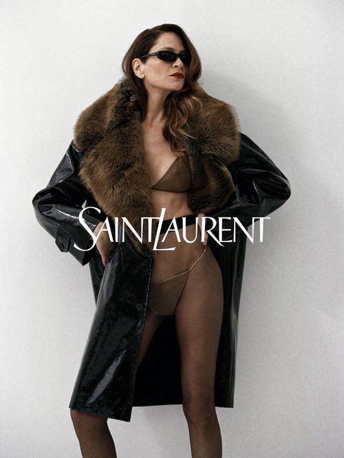 Frankie Rayder - Saint Laurent Fall 2026 by Talia Chetrit