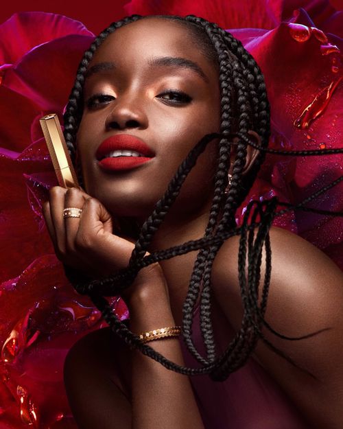 Maty Fall - Guerlain KissKiss Campaign