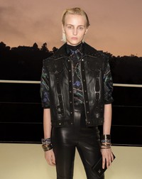 At the Hermes show
