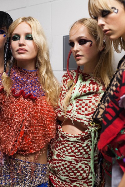 Backed by a top cast Matty Bovan is London’s new untamable designer