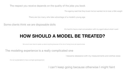 How should a model be treated?