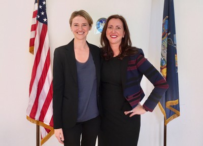 Sara Ziff and NY assemblywoman Nily Rozic push new model protections to be law