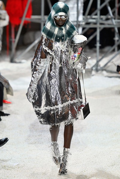 New arrivals went undercover at Raf's Calvin Klein balaclava blockbuster