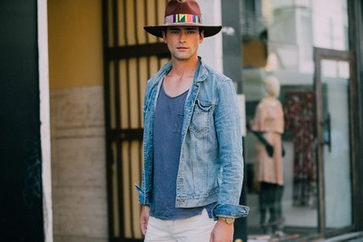 See what the models are wearing off-duty during men's week in Milan S/S 19