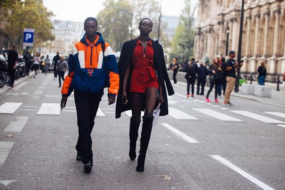 See what the models are wearing off-duty during Paris Fashion Week! Days 4-6