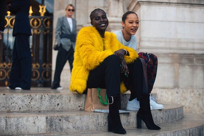 See what the models are wearing off-duty during Paris Fashion Week! Days 7 & 8