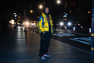 See what the models were wearing off-duty during NYPFFW (New York Pre-Fall Fashion Week)