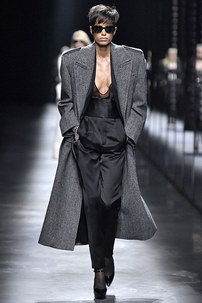 The Brazilian model whose sophomore Saint Laurent walk was the opening spot