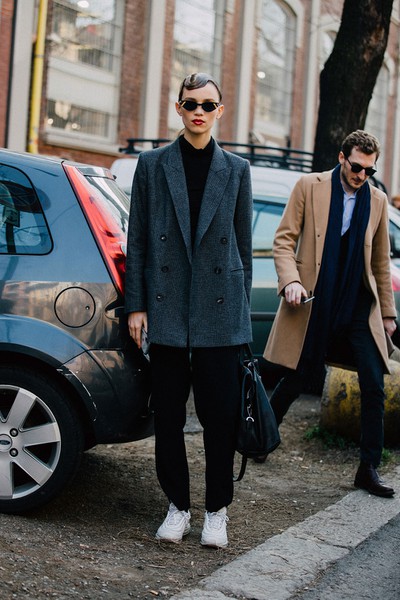 See what the models are wearing off-duty in Milan! Days 1-3
