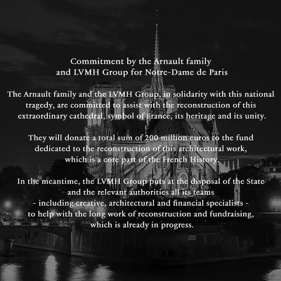 The Face is in our future, LVMH and Kering donate to Notre Dame and more of the news you missed