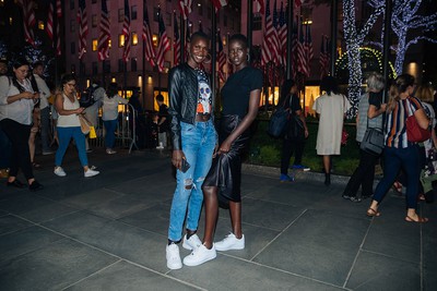 Off-duty style from Wang's Collection 1 2020 show at Rockefeller Center