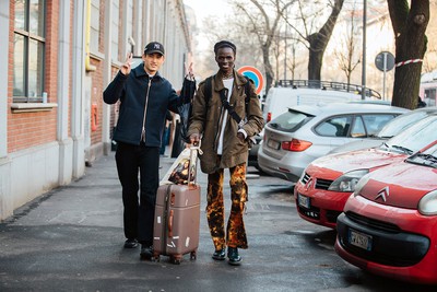 See what the models are wearing off-duty during MFWM! Days 3&4