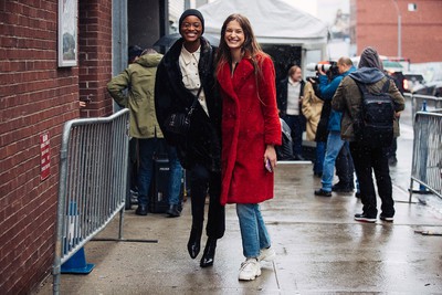 See what the models are wearing off-duty in New York! Day 3