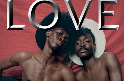 Campbell Addy Reboots for the New Cover of LOVE