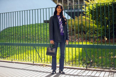 See what the models are wearing off-duty during PFW S/S 22! Days 8&9