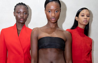 Ferragamo Sees Red at Maximilian Davis' Spring 2023 Debut