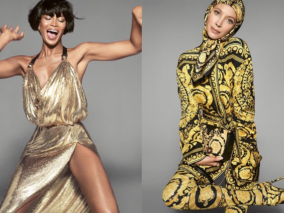 Versace Unleashes An Epic Supermodel Rollout for Its 40th