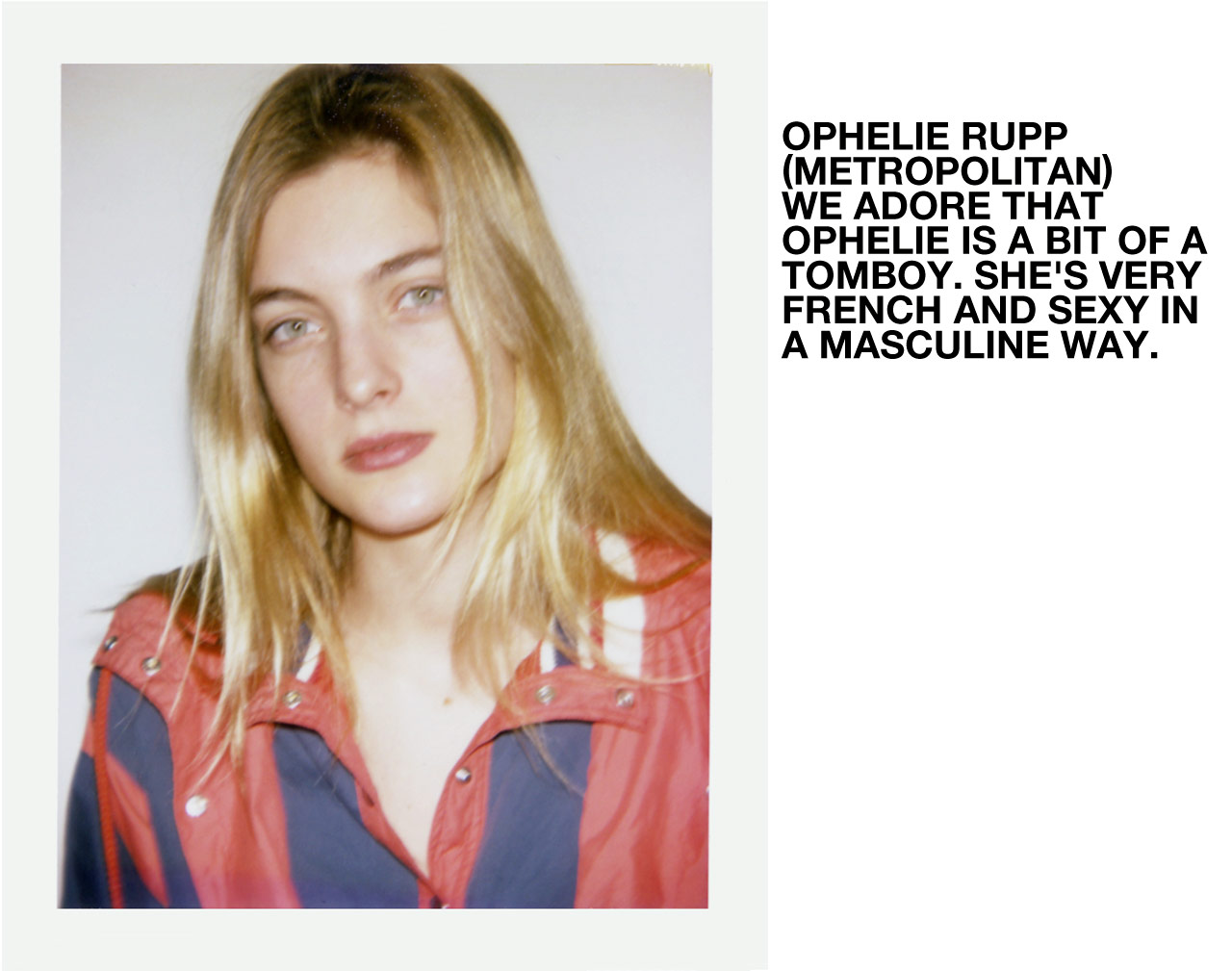 Self Service’s Faces of the season | models.com MDX