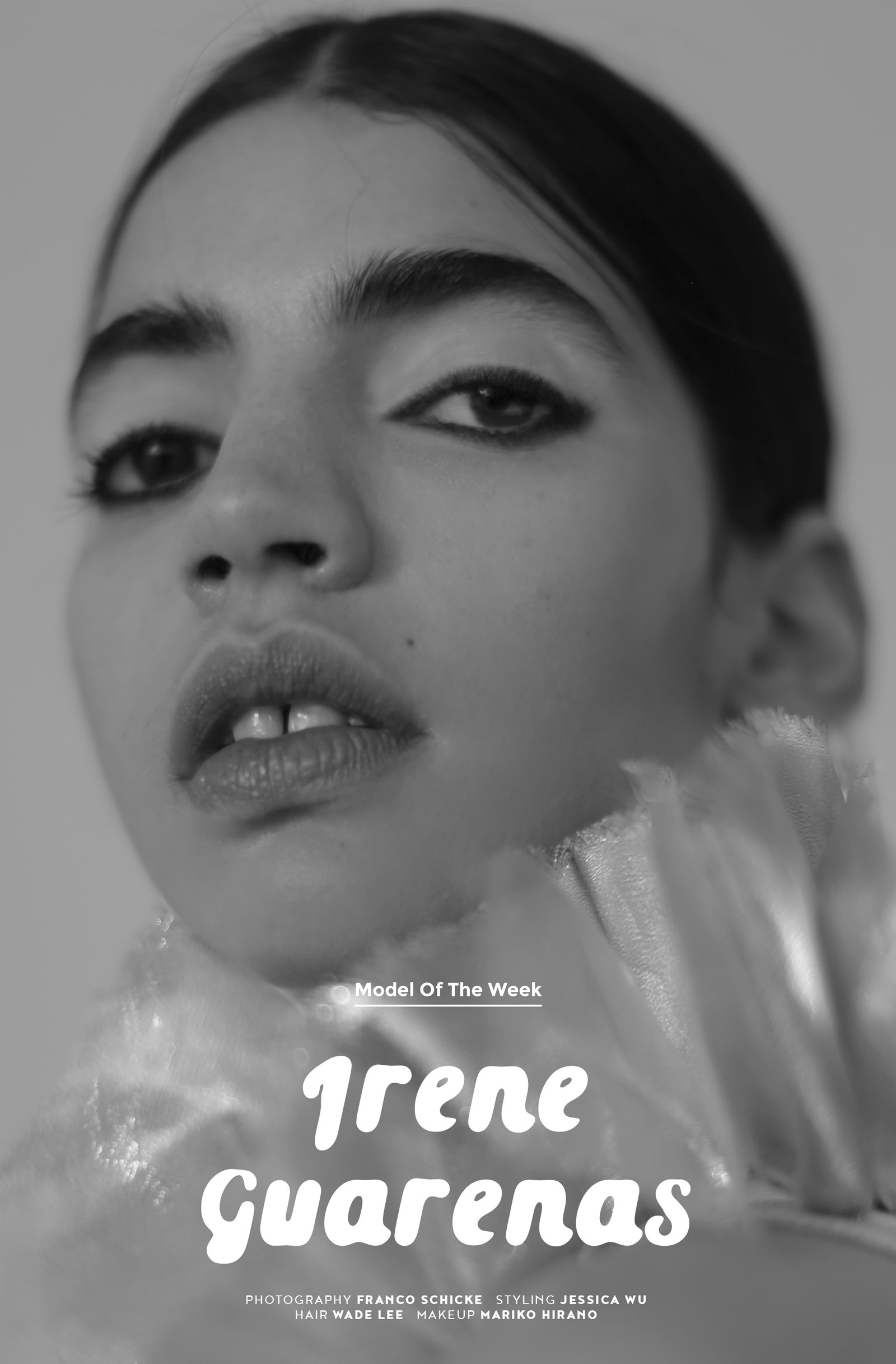 Irene Guarenas is a former fashion intern who recently shot with