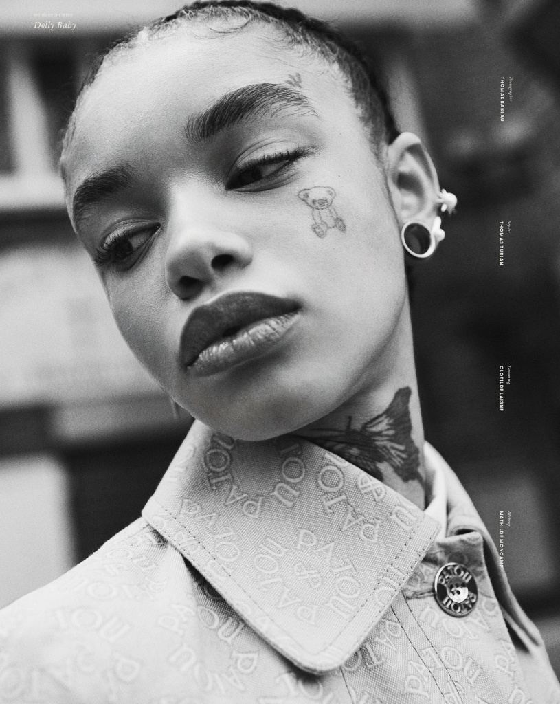 Tatted Rookie Dolly Baby Debuted at Valentino NEWfaces