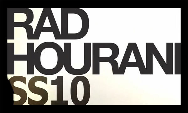 Rad Hourani SS/10 Video