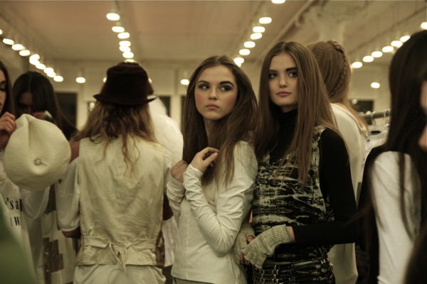 Prada campaign face Rasa Z with Katie Fogarty Prada campaign face Rasa Z with Katie Fogarty