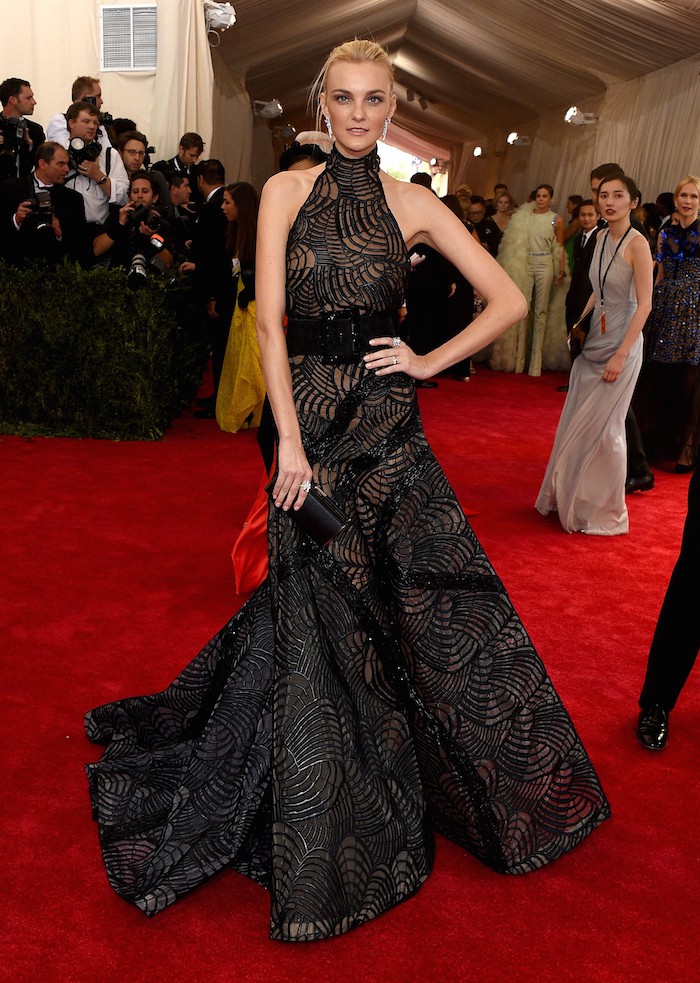 NEW YORK, NY - MAY 04:  Caroline Trentini attends the "China: Through The Looking Glass" Costume Institute Benefit Gala at the Metropolitan Museum of Art on May 4, 2015 in New York City.  (Photo by Larry Busacca/Getty Images)