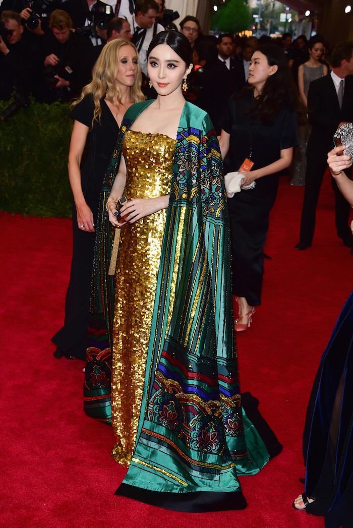 NEW YORK, NY - MAY 04:  Fan Bingbing attends the 'China: Through The Looking Glass' Costume Institute Benefit Gala at Metropolitan Museum of Art on May 4, 2015 in New York City.  (Photo by George Pimentel/WireImage)