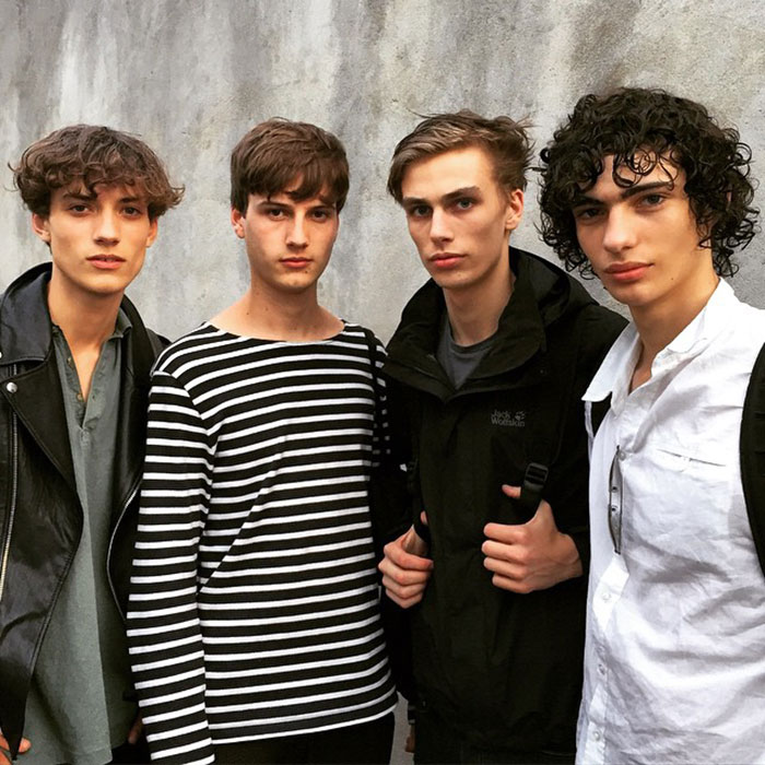 Serge-Rigvava,-Ted-Le-Sueur,-Marc-Schulze,-and-Piero-Mendez-after-Raf-Simons