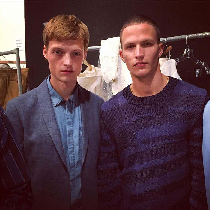 Dane-Bell-and-Nathaniel-Visser-at-Perry-Ellis