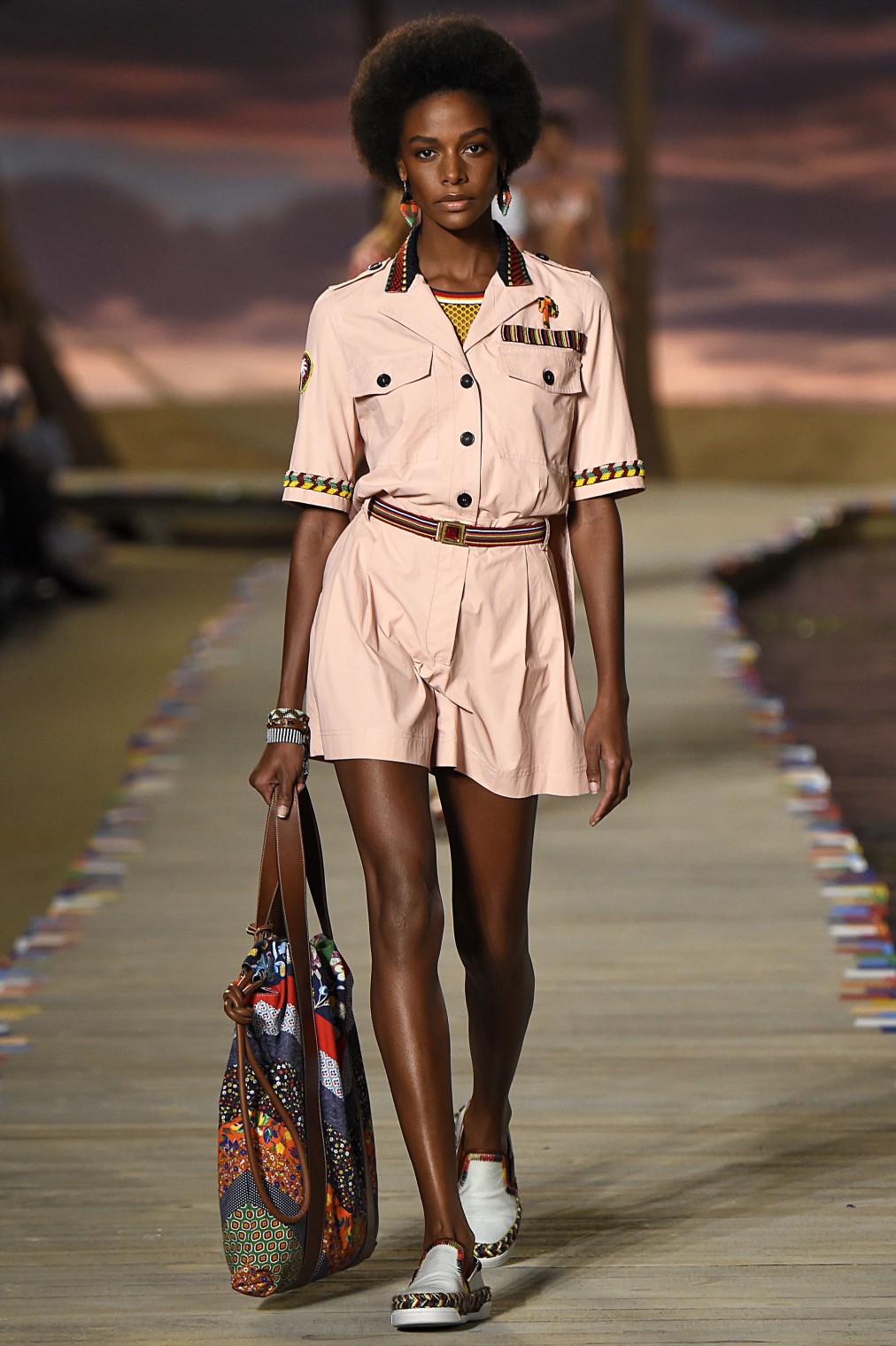 NEW YORK, NY - SEPTEMBER 14: Karly Loyce walks the runway at the Tommy Hilfiger Women's Spring Summer 2016 fashion show during the New York Fashion Week on September 14, 2015 in New York City. (Photo by Victor VIRGILE/Gamma-Rapho via Getty Images)